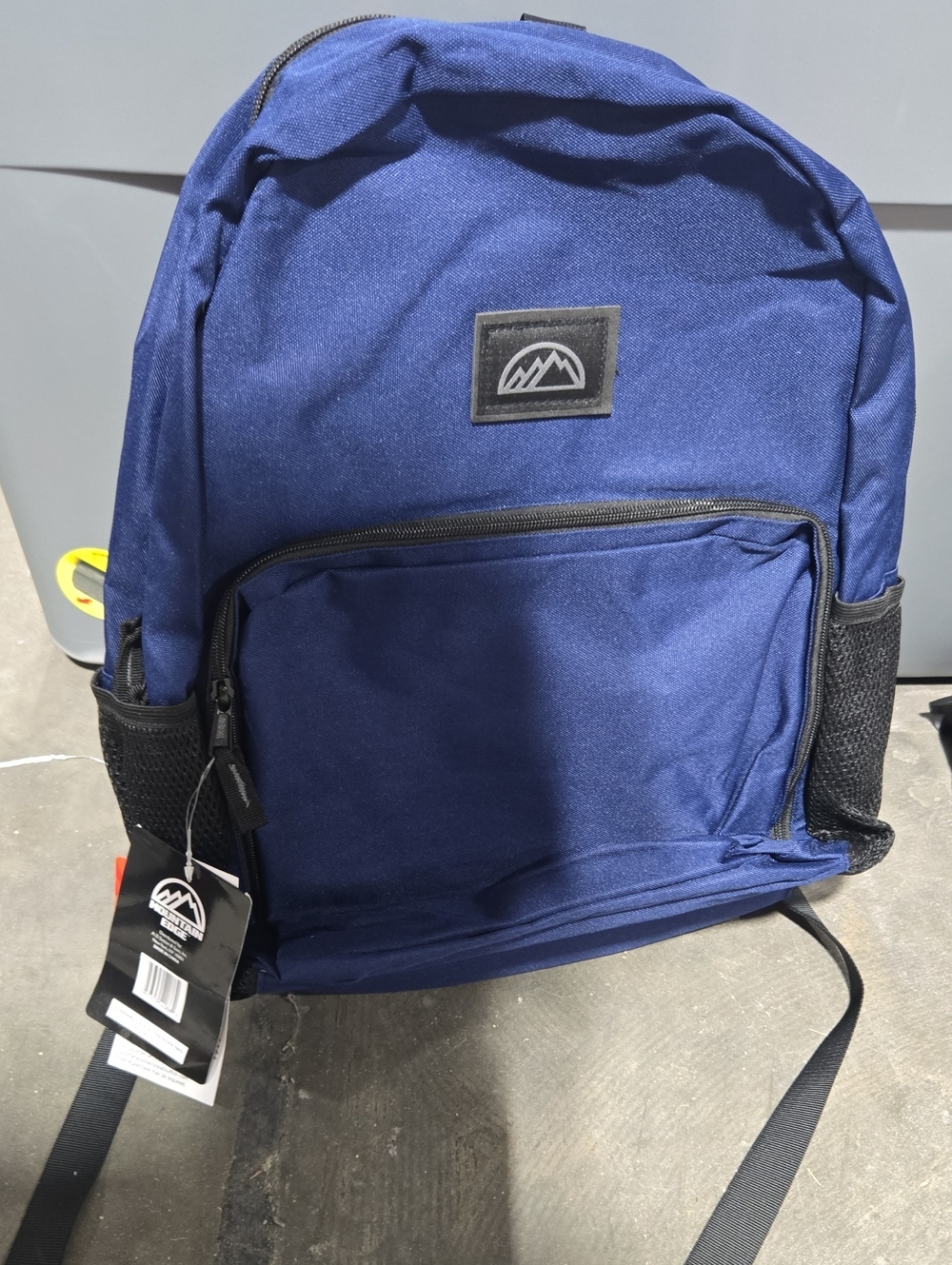 Mountain Logo Navy Backpack - Casual Daypack Collegiate Nwt